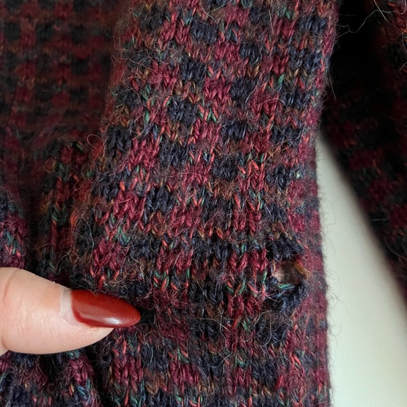 Genuine 100% Alpaca soft knit cardigan - Picture 8 of 11